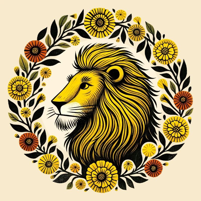 Ringelblume Löwe Löwe