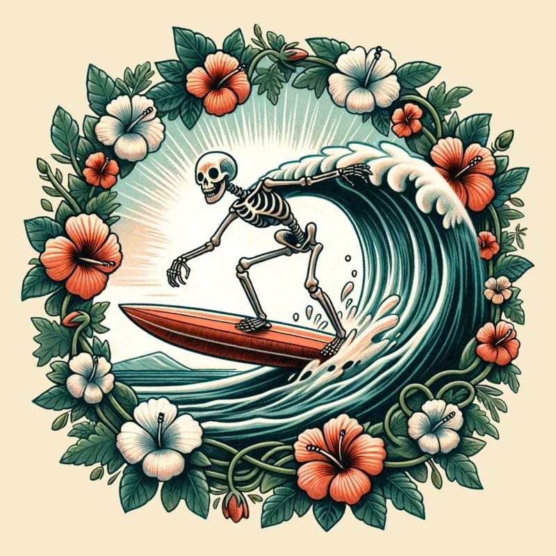 Surfing Skeleton