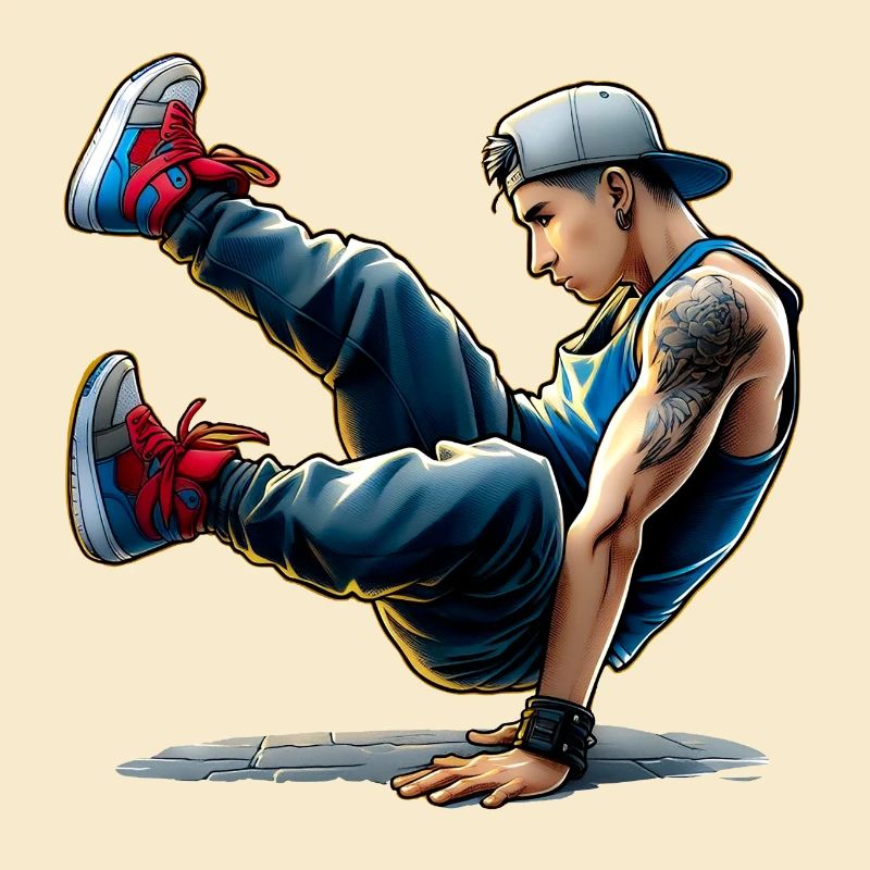 Spektakulärer Tanz - Breakdance