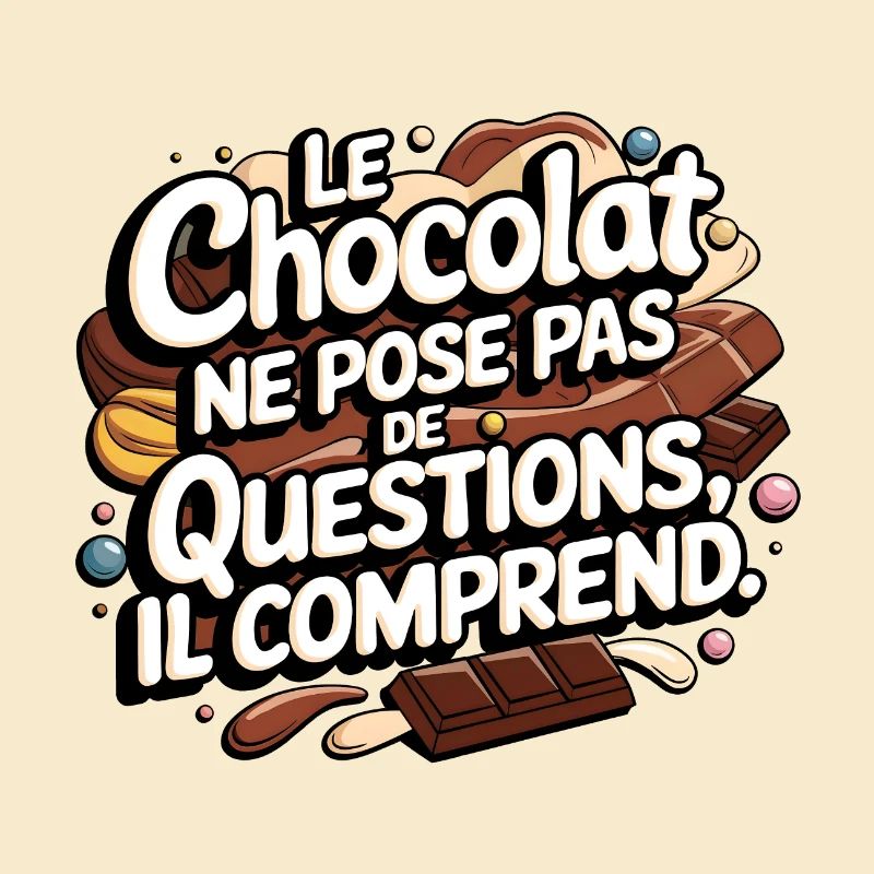 Le chocolat ne pose pas de questions, il comprend
