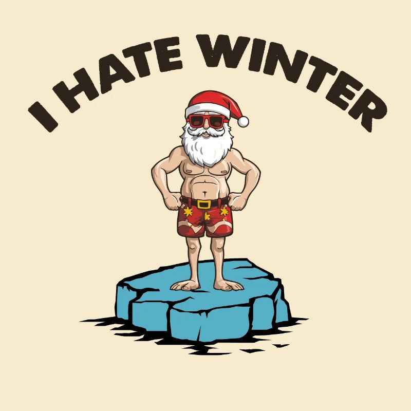 weihnachtsmann eisscholle winter