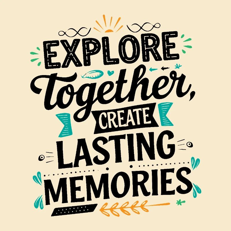 Explorez ensemble adevnture citation de voyage art texte