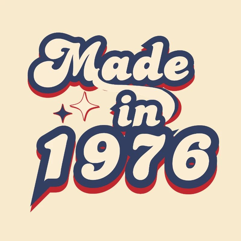 Made in 1976 retro