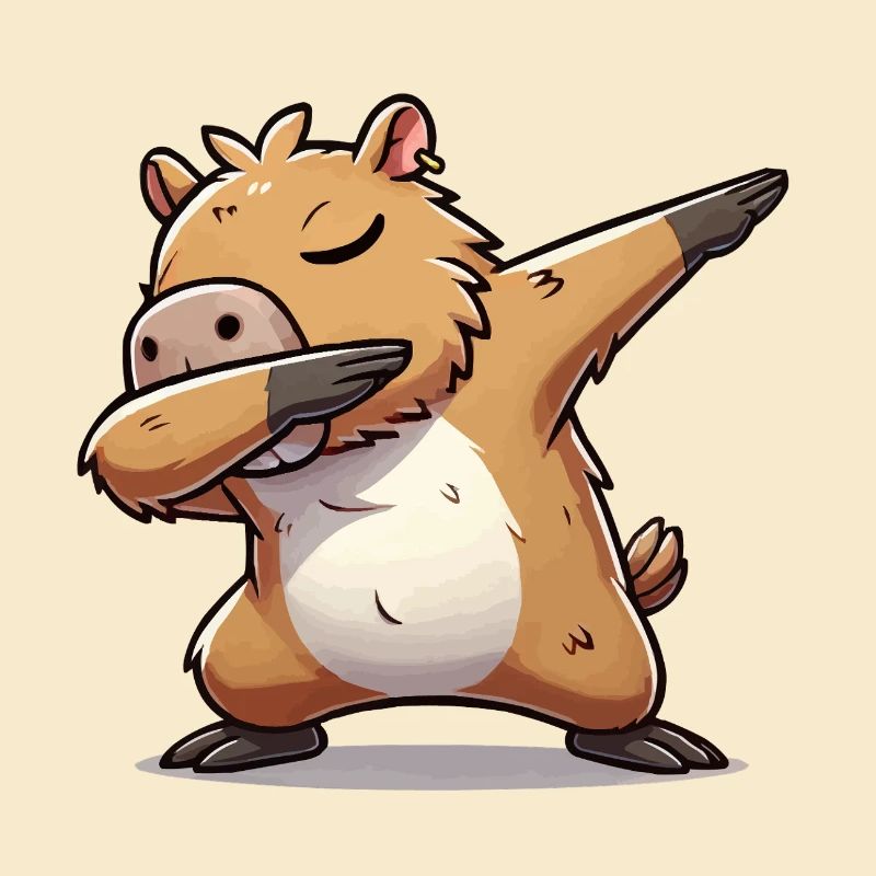 Le dabbing de capybara