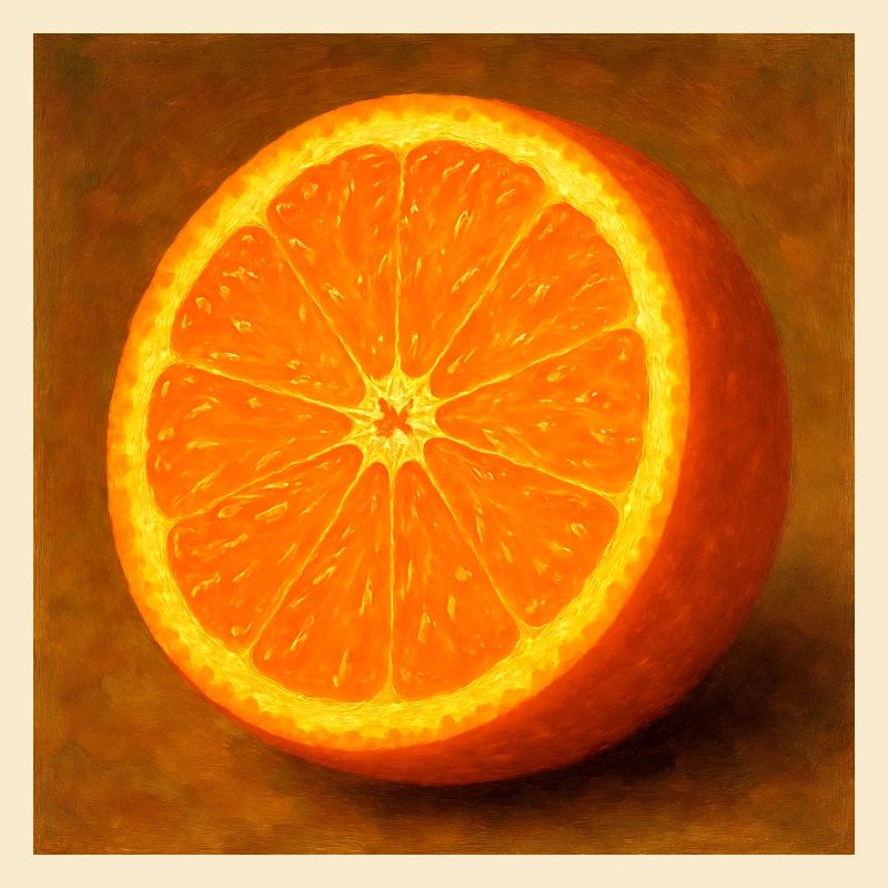 Split orange