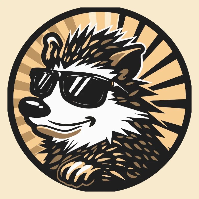 hérisson bande dessinée cool