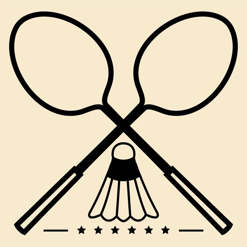 Vector Badminton Sport Design