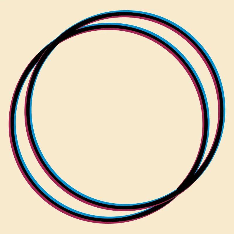2 circles 3D