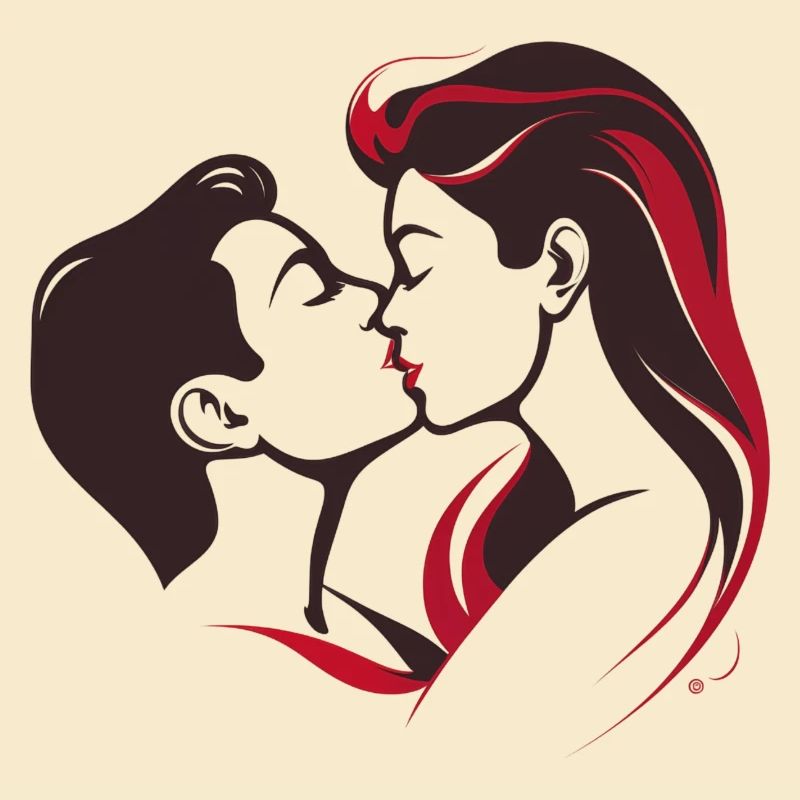 Couple S’embrassant