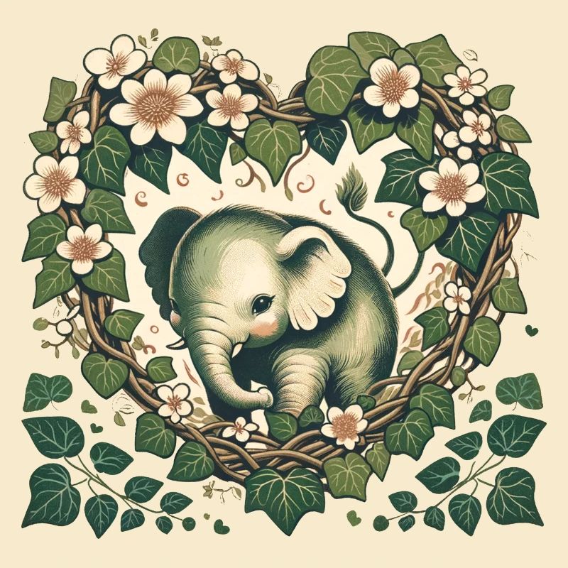Eléphant vintage