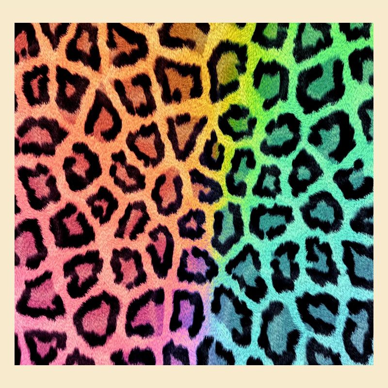 Motif peau de léopard léopard