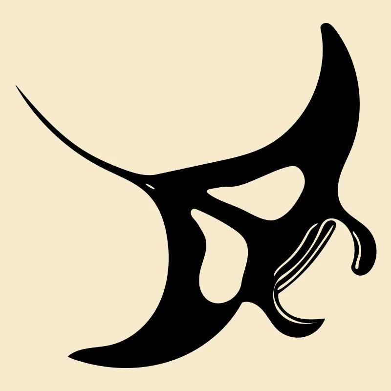 Manta Rochen Vector