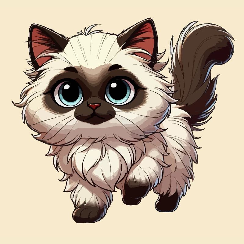 Ragdoll chat bébé