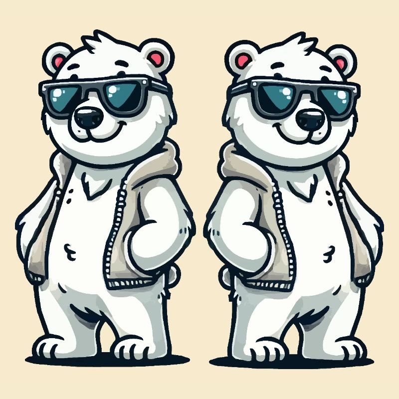 Eisbär Comic