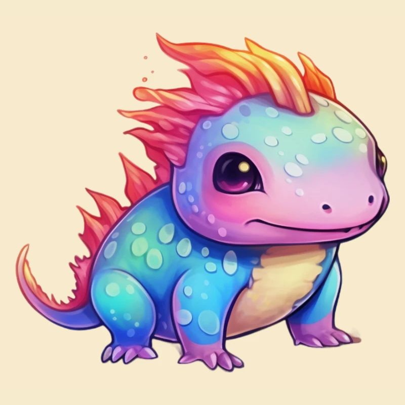 Rainbow Spell - Le mignon Axolotl