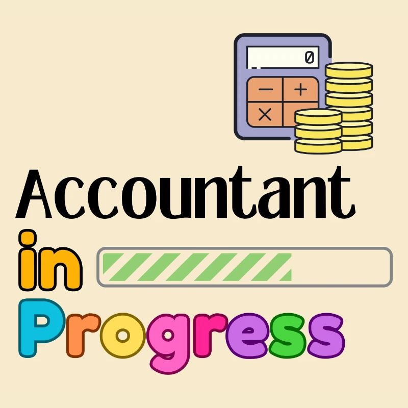 Accountant in progress Bester Buchhalter-Student