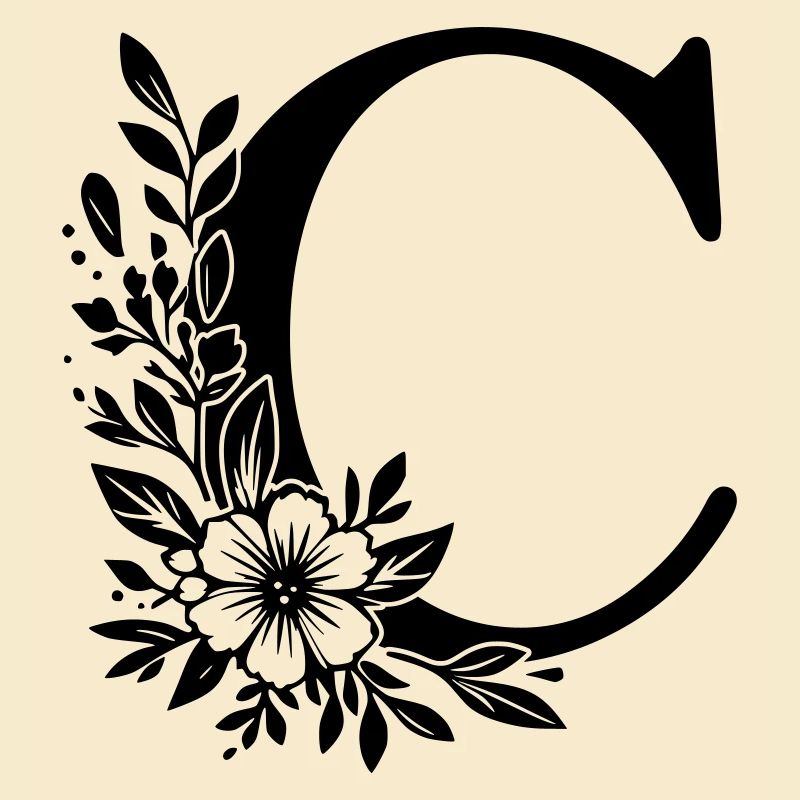 Lettre C Fleur
