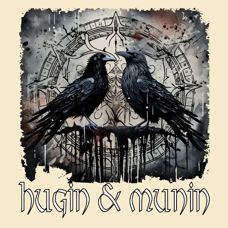 Vikings, Odin's Ravens, Hugin and Munin, Celts