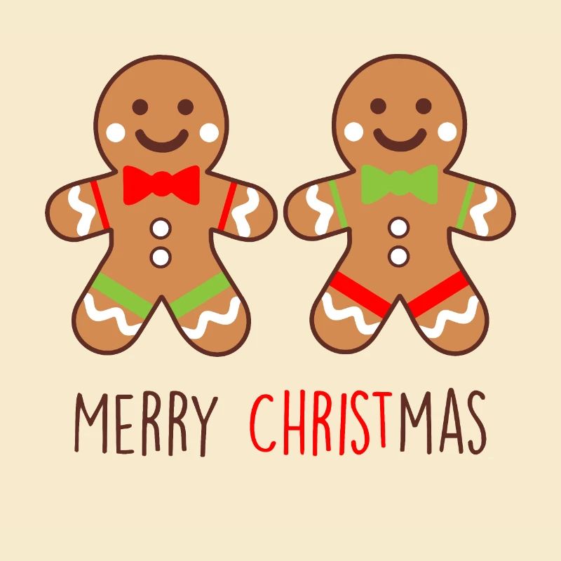 Gingerbread Duo - Funny Christmas Design