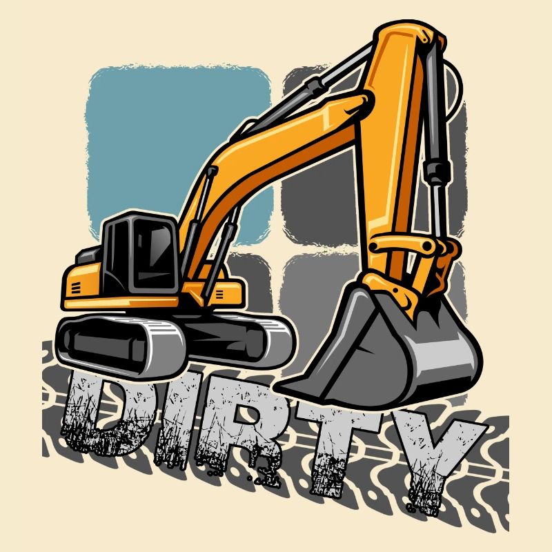 bagger "baggerfahrer gräbt löcher"