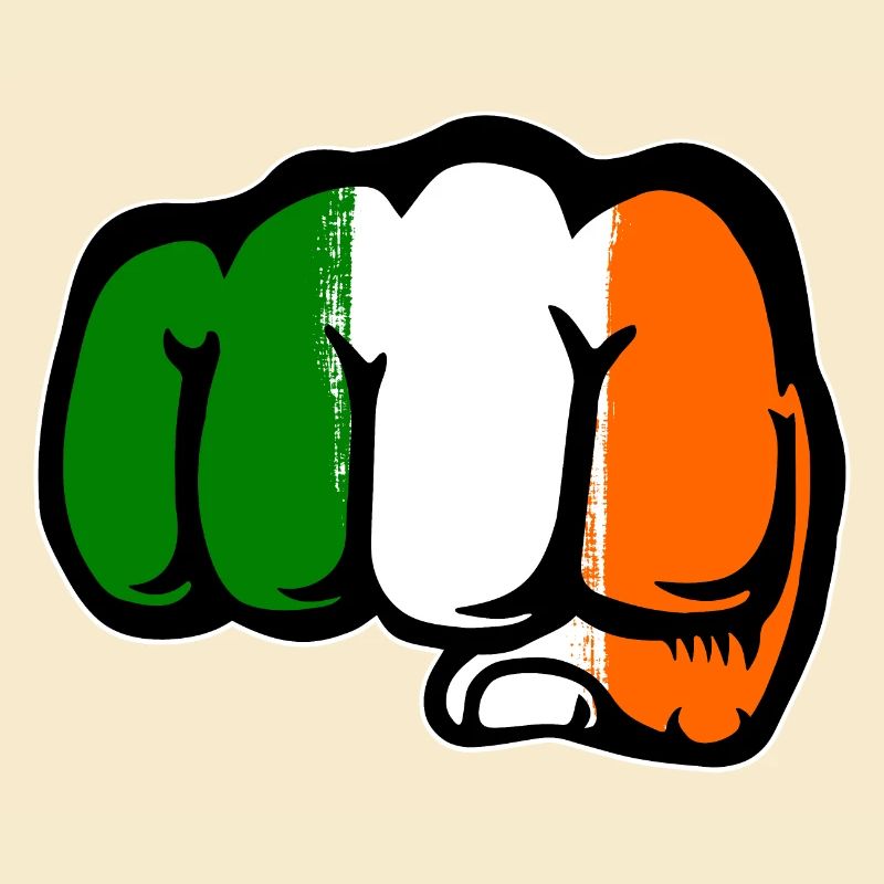 Irland Flagge Hand Faust