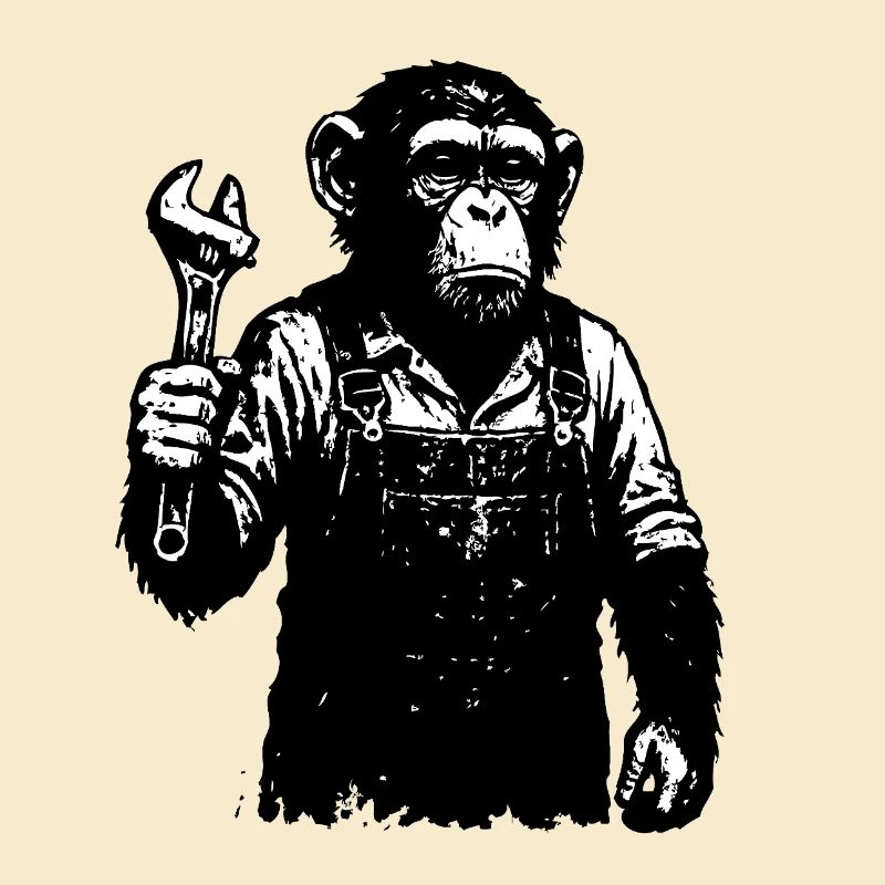 Labour Day Monkey Worker