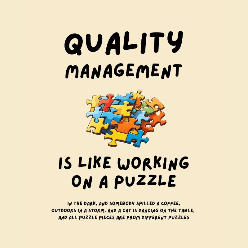 Quality Management is like working on a puzzle