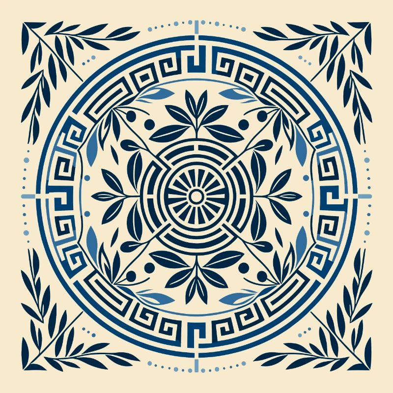 Antikes griechisches Mandala 3