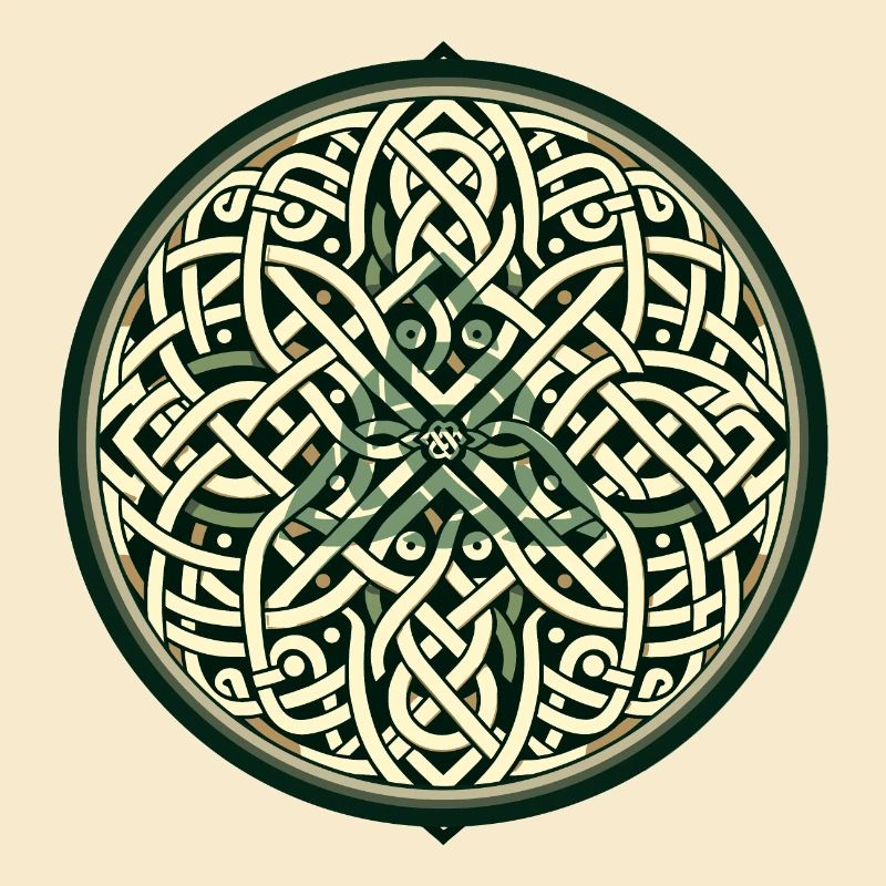 Entrelacs celtiques éternels Mandala Art 3