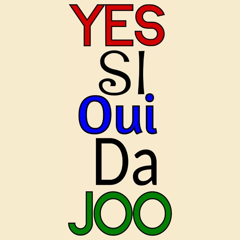 Yes different languages