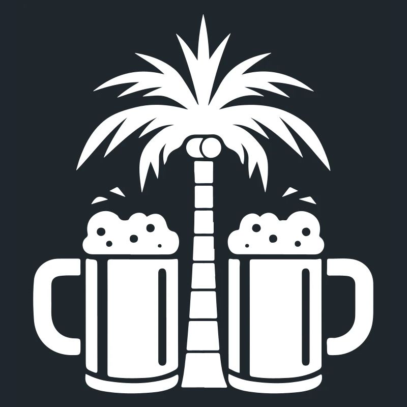 Plage de Beer Palm Trees