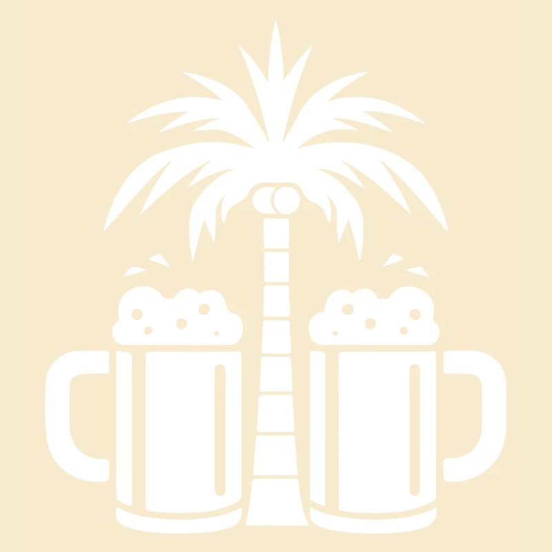 Plage de Beer Palm Trees