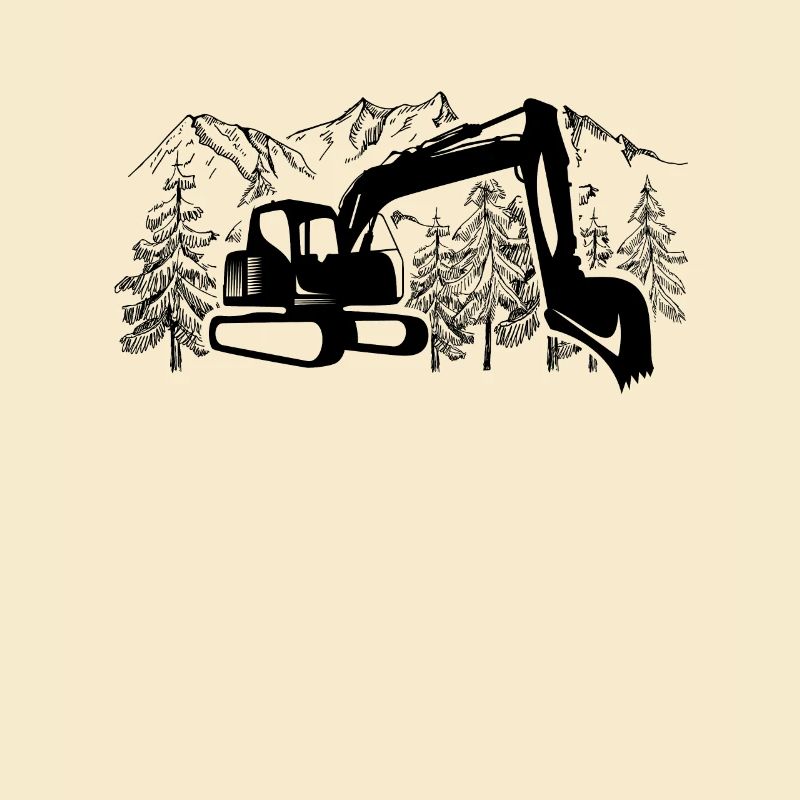 Excavator driver tshirt