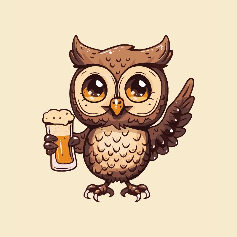 Eule Bier Comic Party