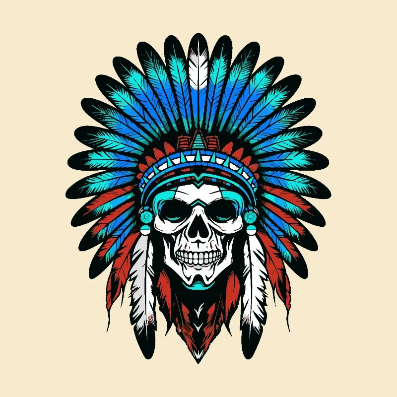 Crâne de chef indien Apache