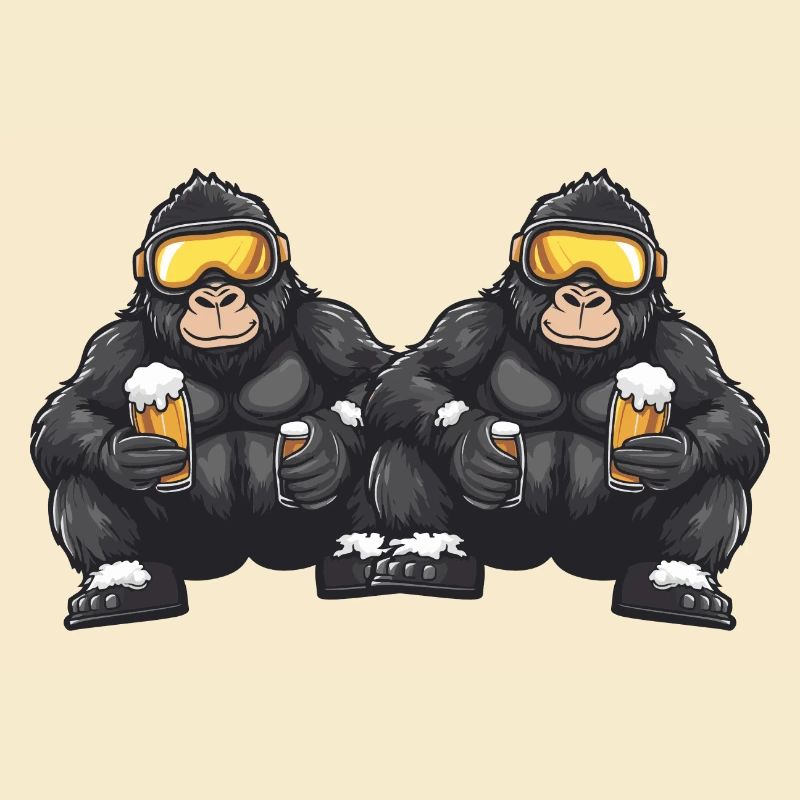 Gorilla Ski Team Beer