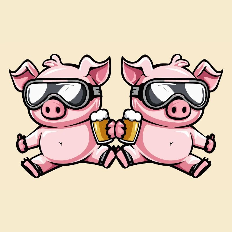 Pig Ski Team Beer