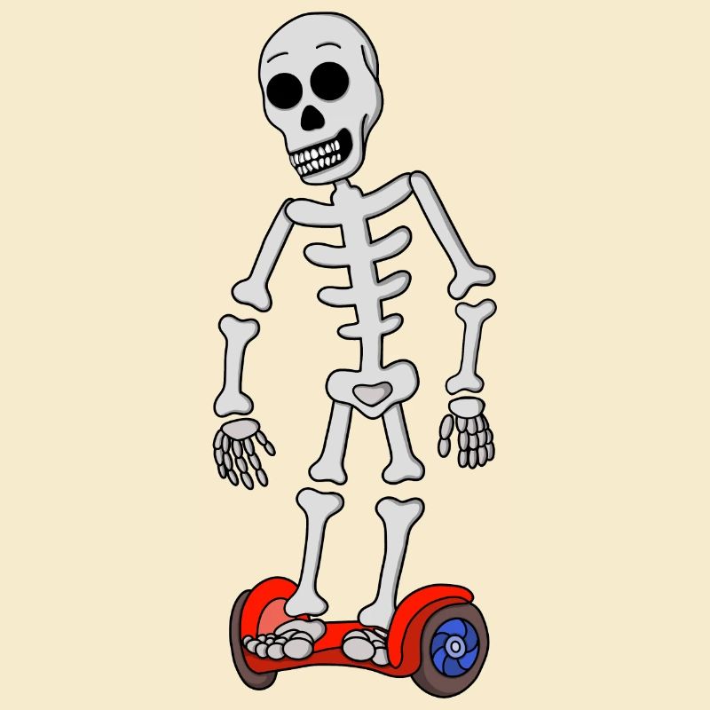 Spooky Hover Bones