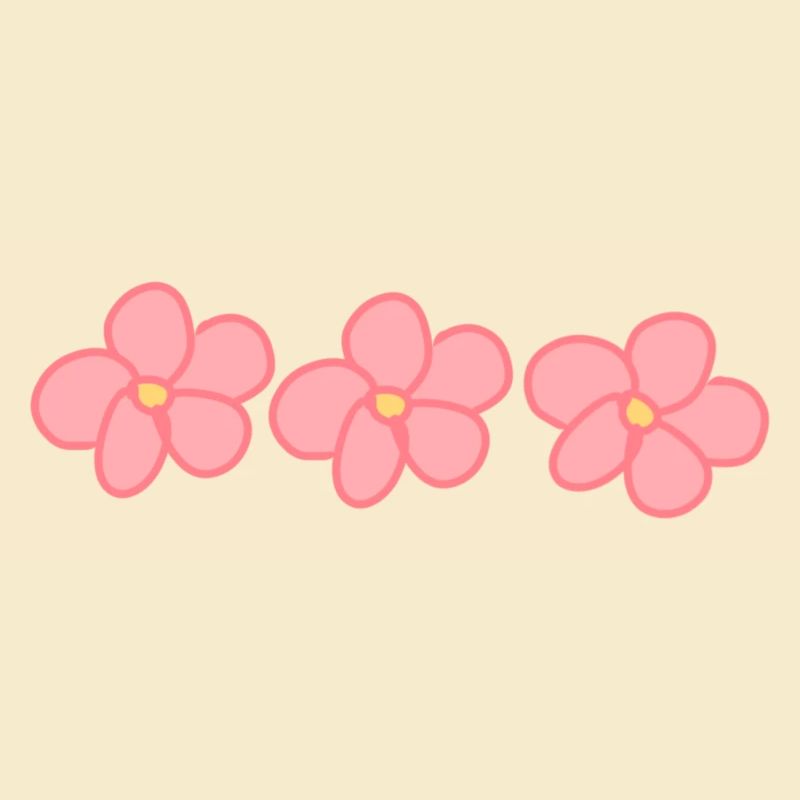Trois fleurs fleur plante rose forme