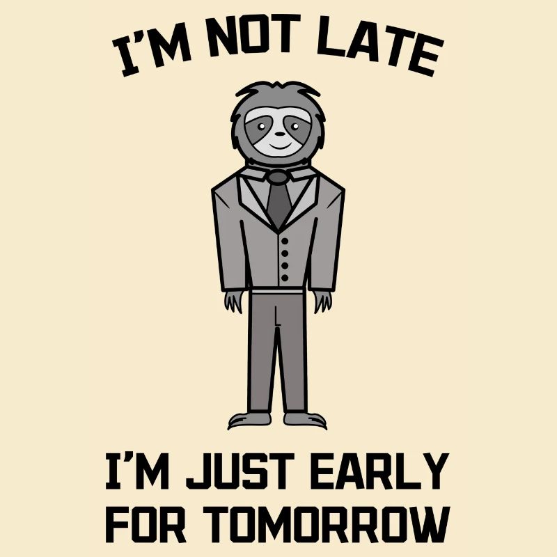 Sloth Late Riser Slow Animal Statement Zoo