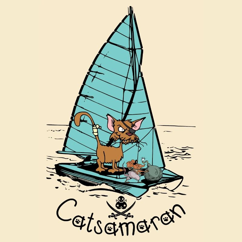 Katzamaran Katzen Boot