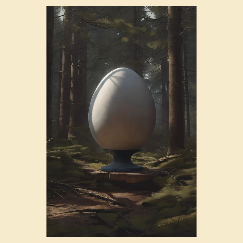 Das Ei im Wald Eins