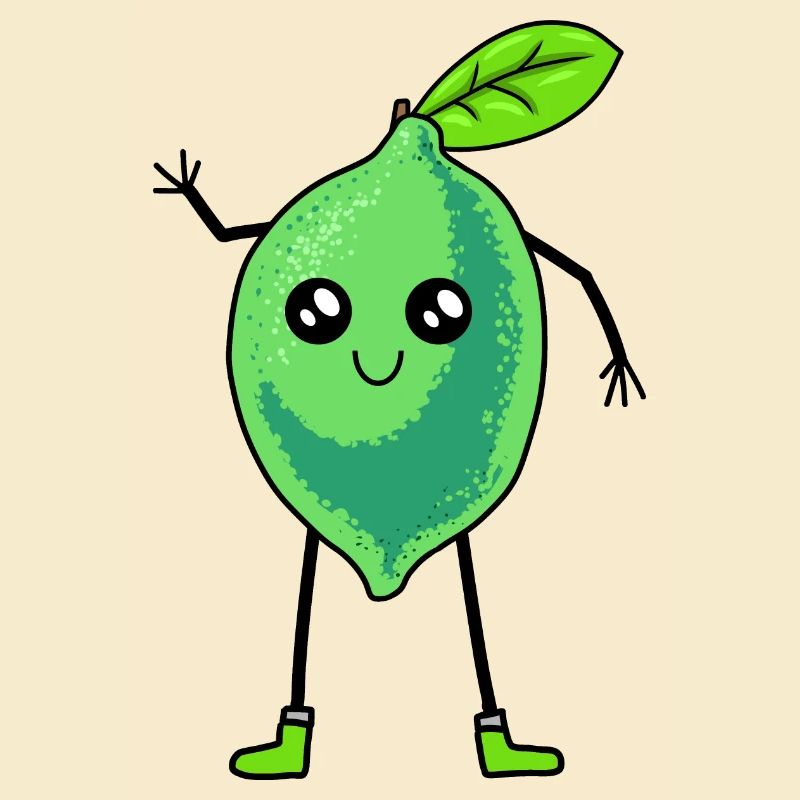 citron, citron vert, citron vert, vitamines, drôle, aigre