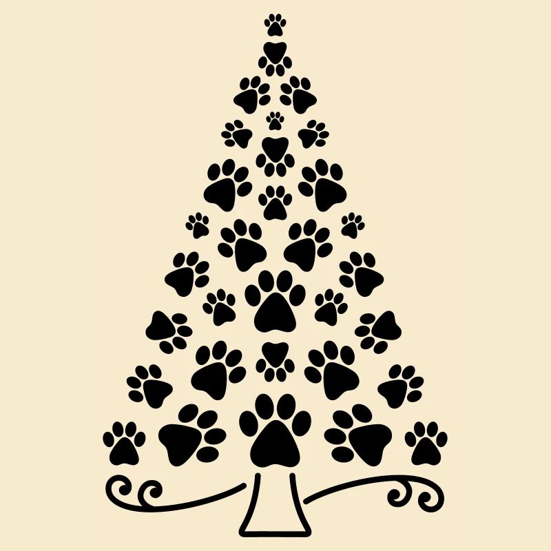 Weihnachtsbaum Pfote