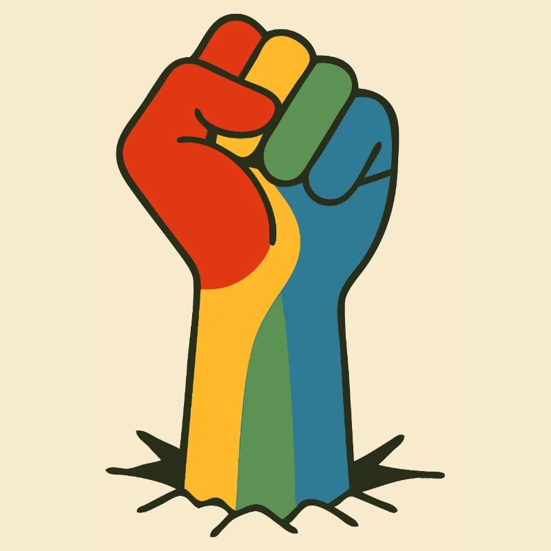 Regenbogenfaust PRO DIVERS | LGBTQR+