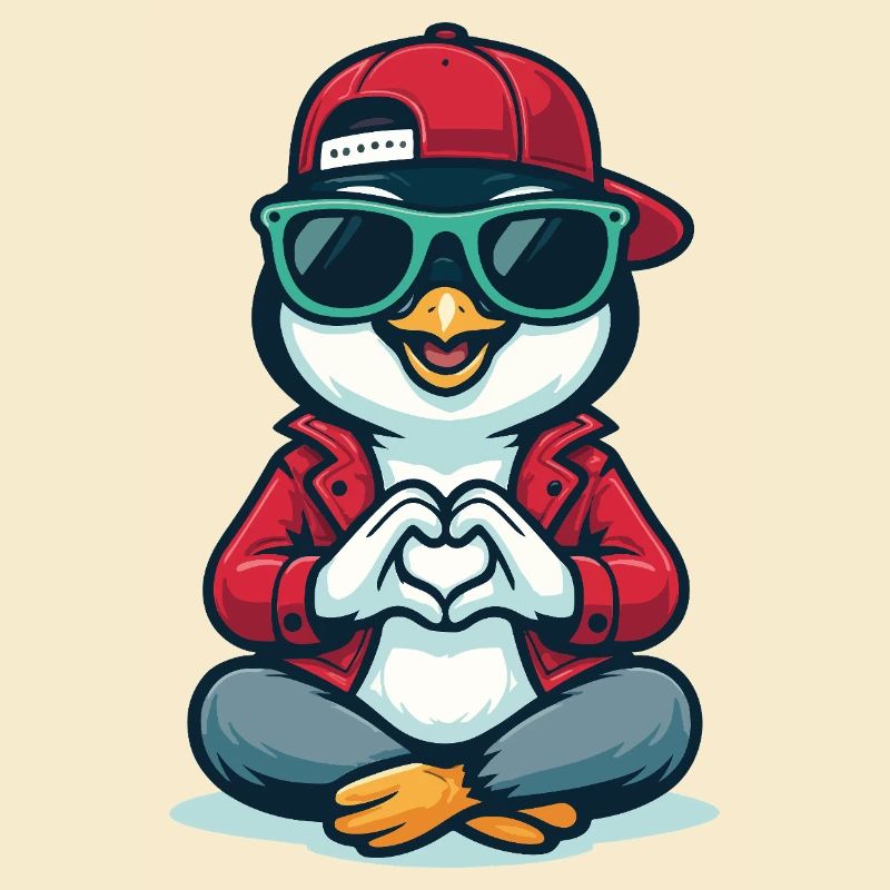 Amour Pingouin Cool