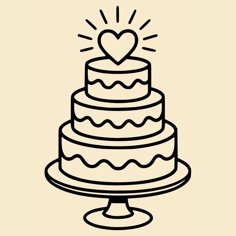 Mariage - Pièce montée