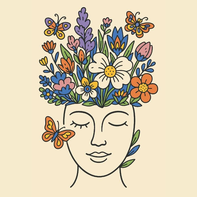 Couronne de fleurs en fleurs de tête