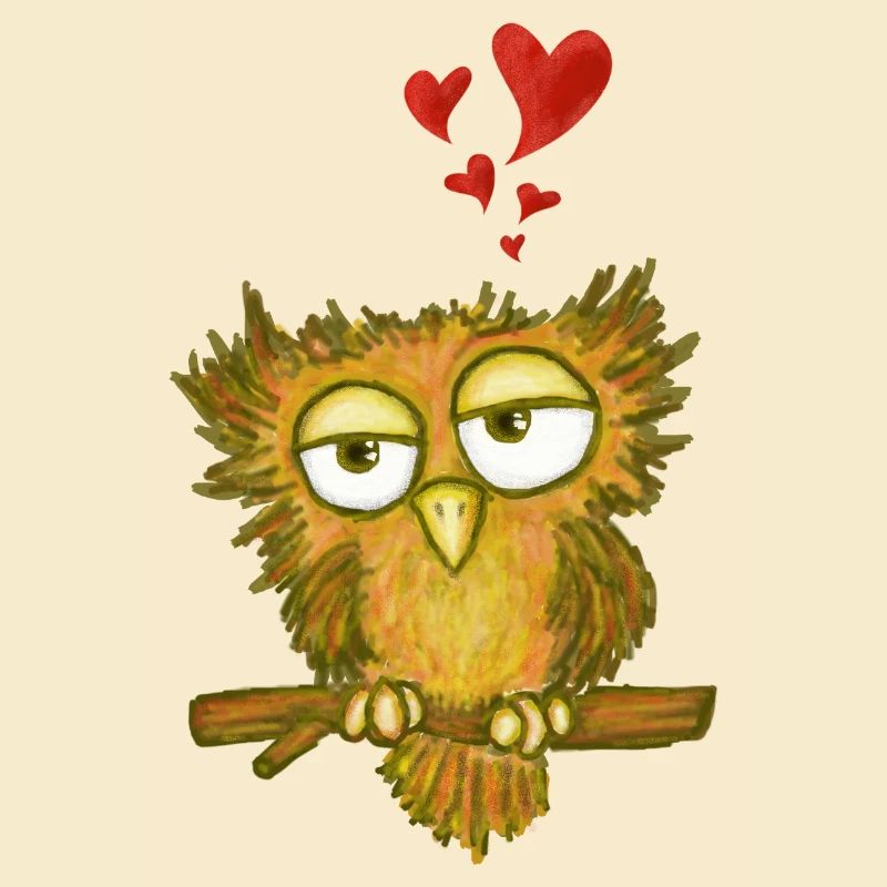 Verliebte Eule