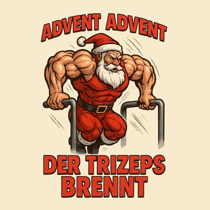 Advent Advent der Trizeps brennt Gym
